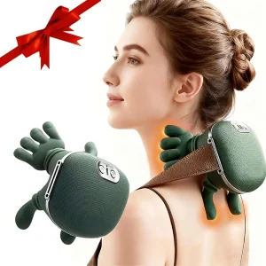 Neck Shoulder Massager, Shiatsu Massage Pillow Heat, Wireless Portable