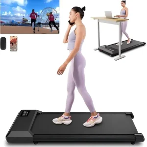 Superun  2-in-1 Home/Office 2.5 HP Walking Treadmill